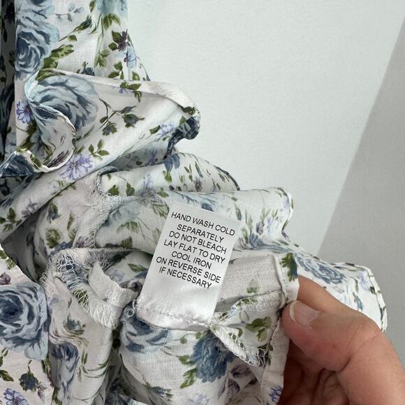 Mable Sumira Bottom Flare Floral Sleeveless Mini Dress size medium - Picture 7 of 8